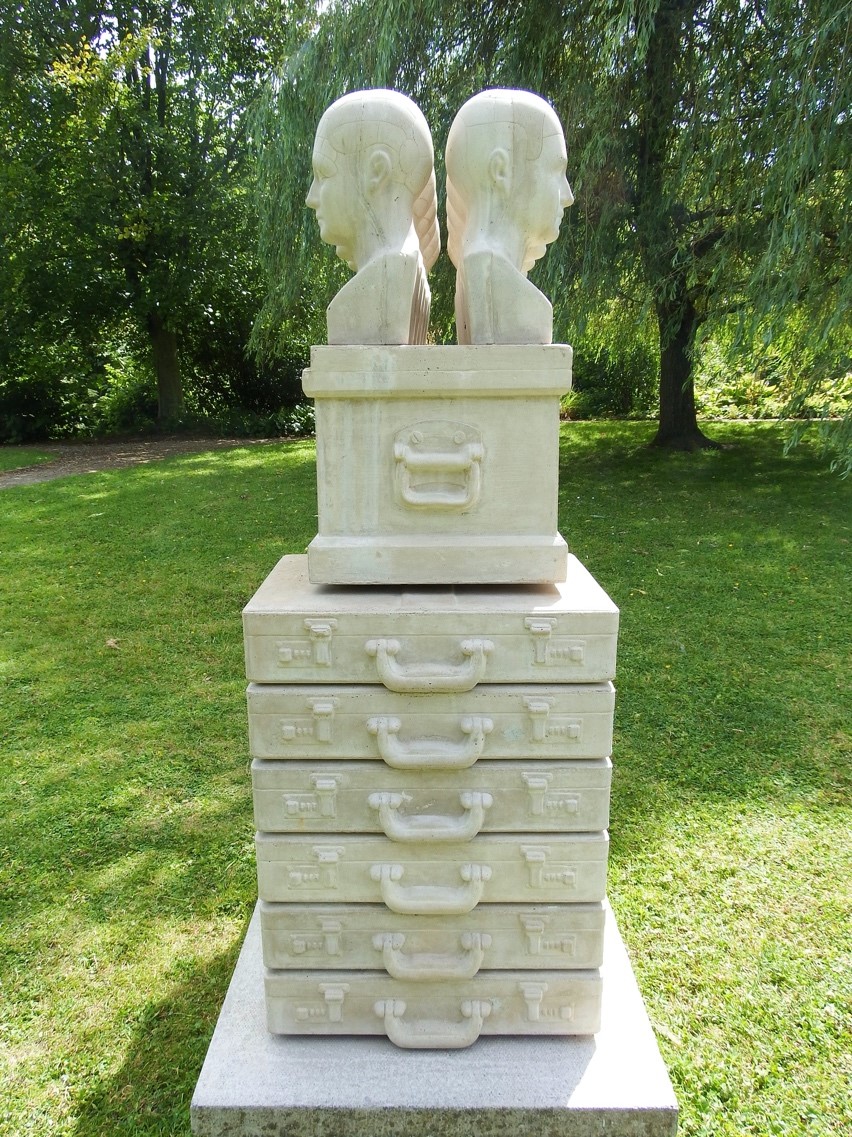 Photo of statue from title slide of presentation